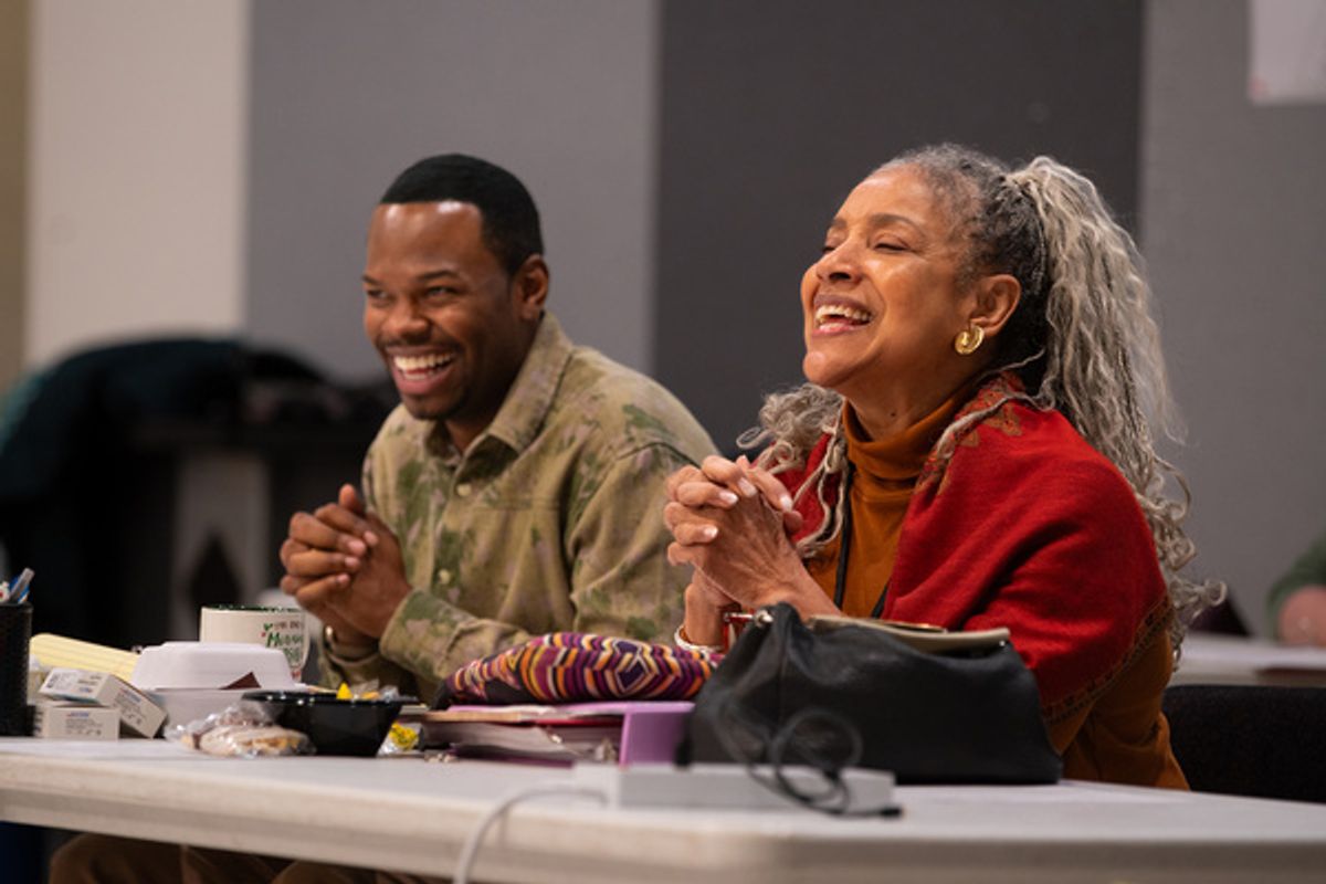 Tyrone Phillips and Phylicia Rashad at 
