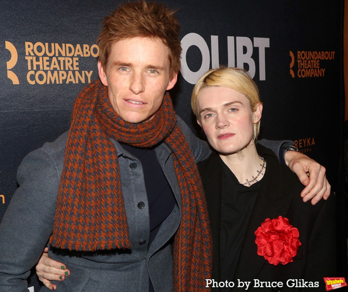 Eddie Redmayne and Gayle Rankin at 