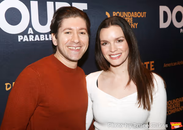 Michael Zegen and Jennifer Damiano Photo