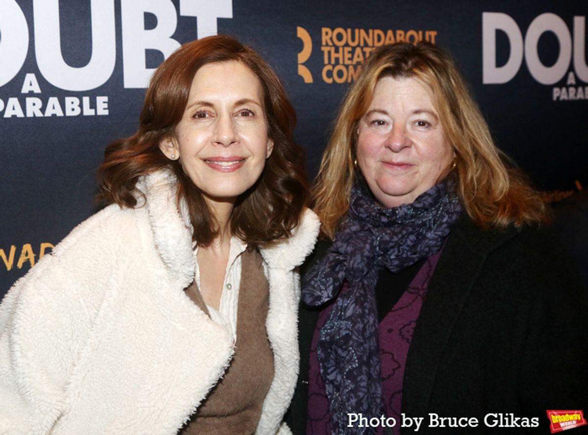 Jessica Hecht and Theresa Rebeck at 