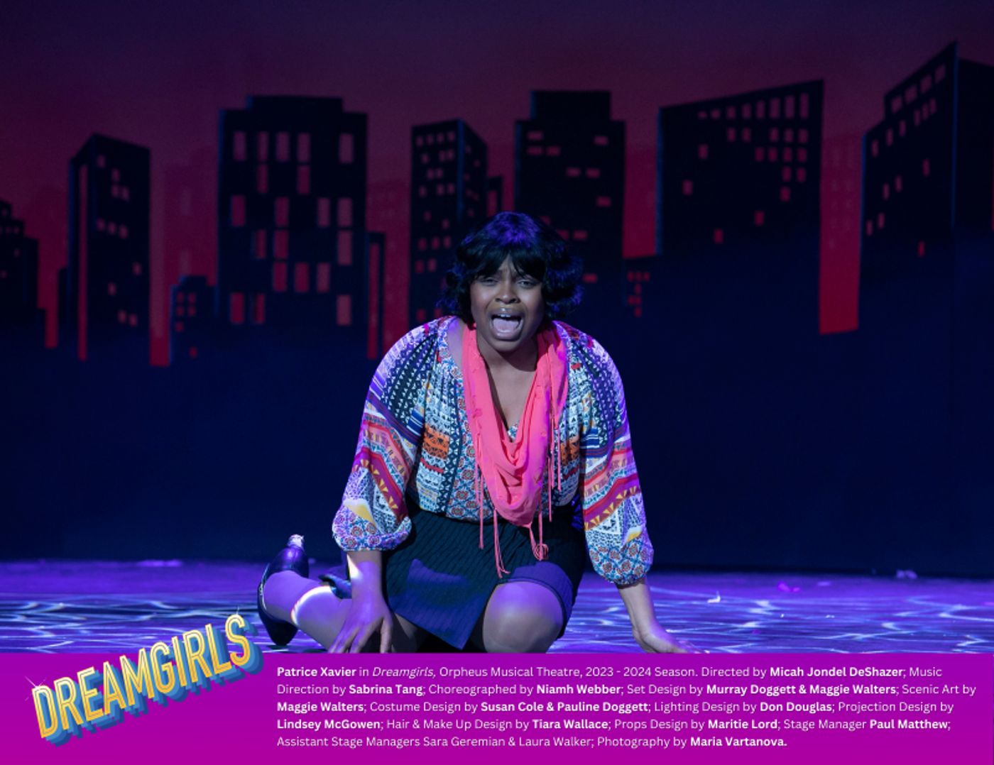 Patrice Xavier in Dreamgirls. Photo by Maria Vartanova.