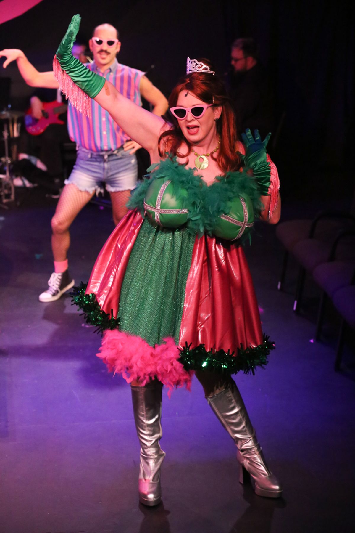 Ann Hier Brown (front) and Aarin Kamphoefner at 