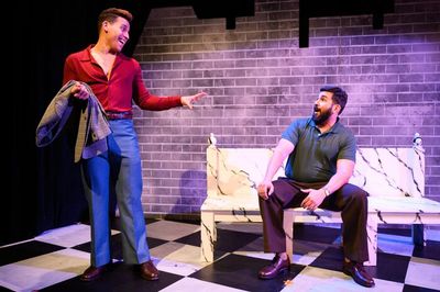 Samuel Prince as Whizzer, Will Giammona as Marvin Photo