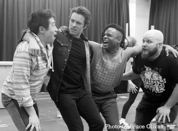 Raymond J. Lee, Corey Cott, John Michael Lyles and F. Michael Haynie Photo