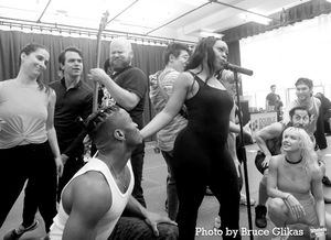 Tamika Lawrence and the cast of "The Heart of Rock and Roll" Photo