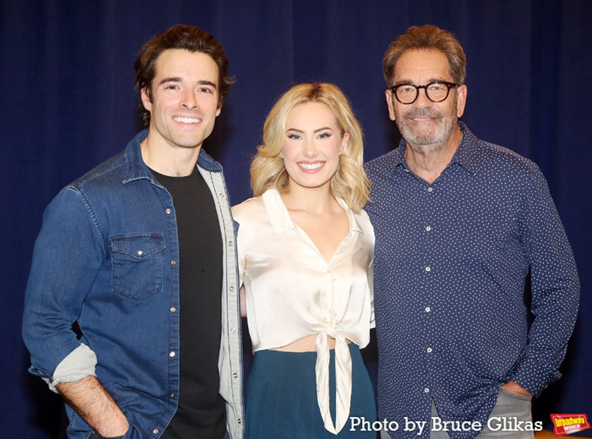 Corey Cott, McKenzie Kurtz and Huey Lewis  at 