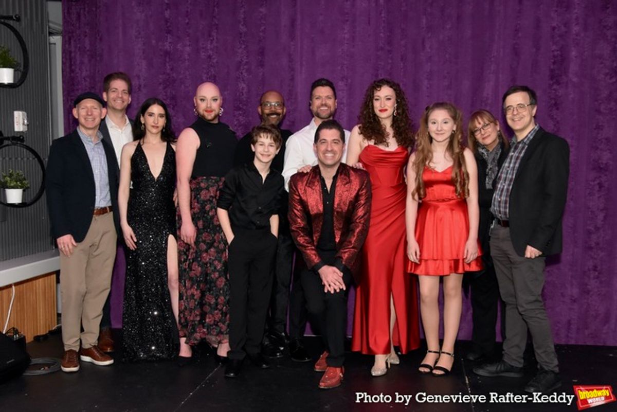 Ashley Jana, Jayke Workman, Benjamin Pajak, Will Nunziata, T. Oliver Reid, Mauricio Martinez, Cayleigh Capaidi and Lily Bell Morgan with the Creative Team at 