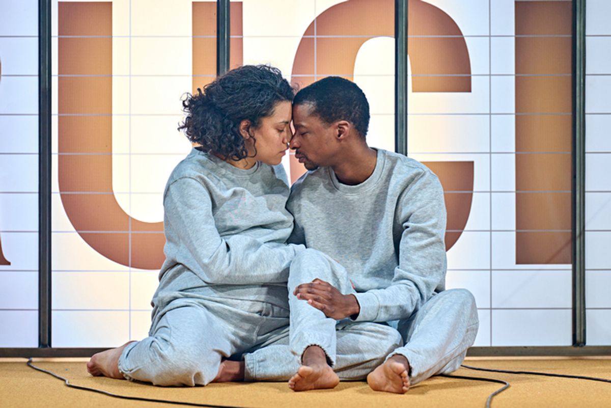 Anoushka Lucas (Elizabeth Proctor) and Simon Manyonda (John Proctor)  at 