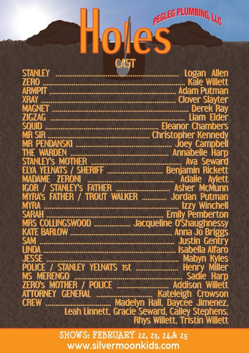 Review: HOLES at Silvermoon Children's Theatre  Image