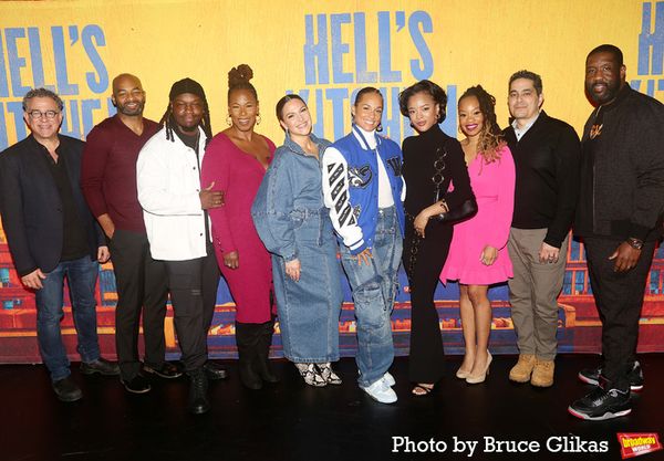 Director Michael Greif, Brandon Victor Dixon, Chris Lee, Kecia Lewis, Shoshana Bean,  Photo