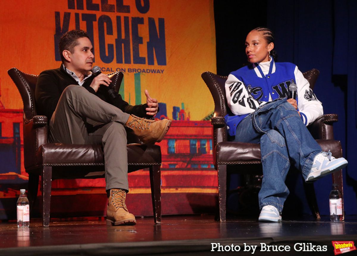 Book Writer Kristoffer Diaz and Composer/Producer Alicia Keys at 