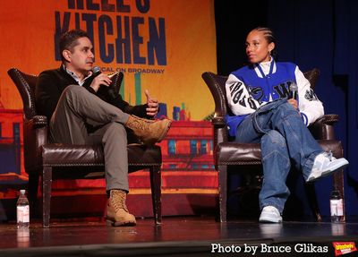 Book Writer Kristoffer Diaz and Composer/Producer Alicia Keys Photo