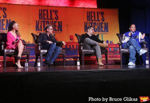 Musical Supervisor Adam Blackstone, Choreographer Camille A. Brown and Director Michael Greif, Book Writer Kristoffer Diaz and Composer/Producer Alicia Keys @ BroadwayWorld Musical Supervisor Adam Blackstone, Choreographer Camille A. Brown and Director Micha Photo