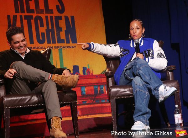 Book Writer Kristoffer Diaz and Composer/Producer Alicia Keys Photo