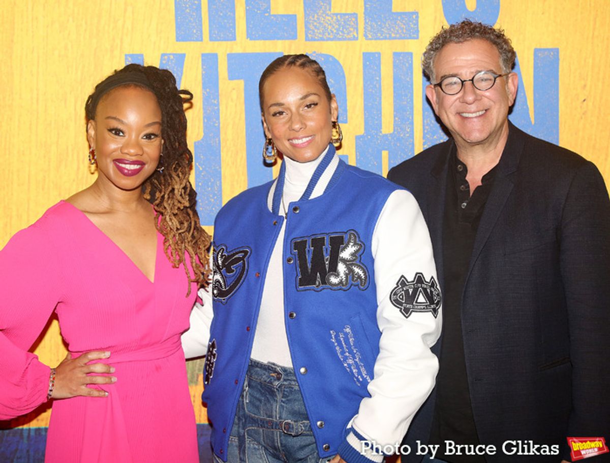 Choreographer Camille A. Brown, Composer/Producer Alicia Keys and Director Michael Greif at 