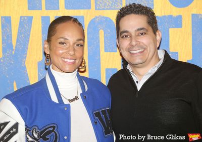 Composer/Producer Alicia Keys and Book Writer Kristoffer Diaz Photo