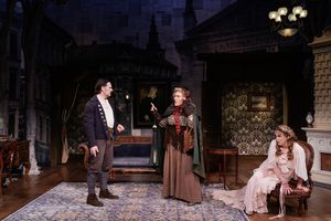 Thomas Gibson, Christopher Borg and Charles Busch  Photo