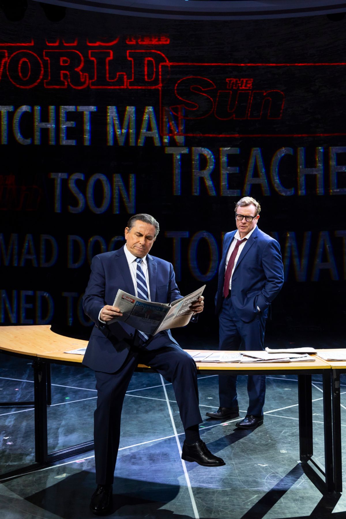 Anthony Cochrane and Toby Stephens at 