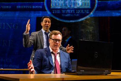 Sanjit De Silva and Toby Stephens Photo