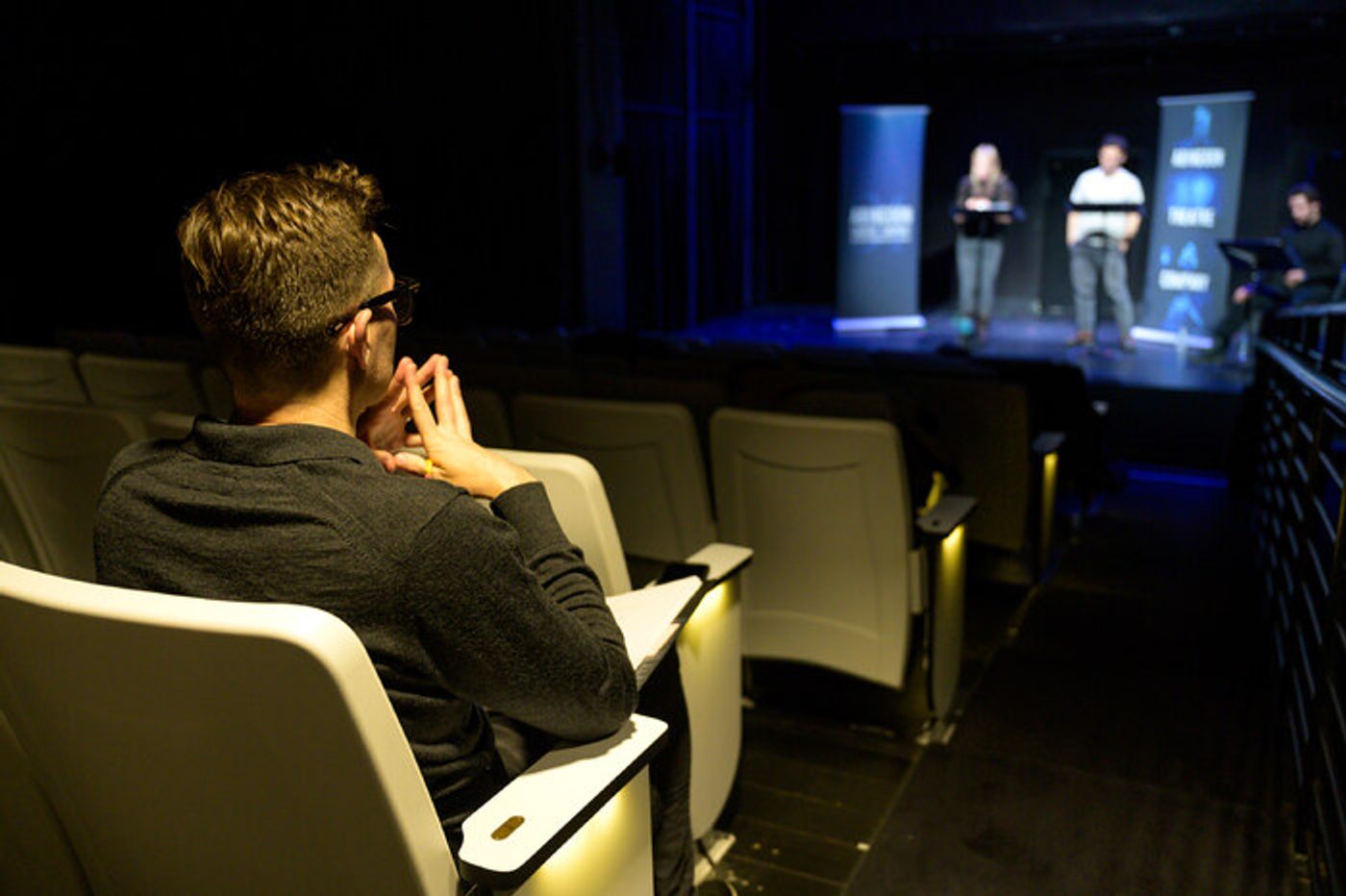 Photos: Justin Bartha and Kelli Giddish in Benefit Performance of MAYBE TOMORROW  Image