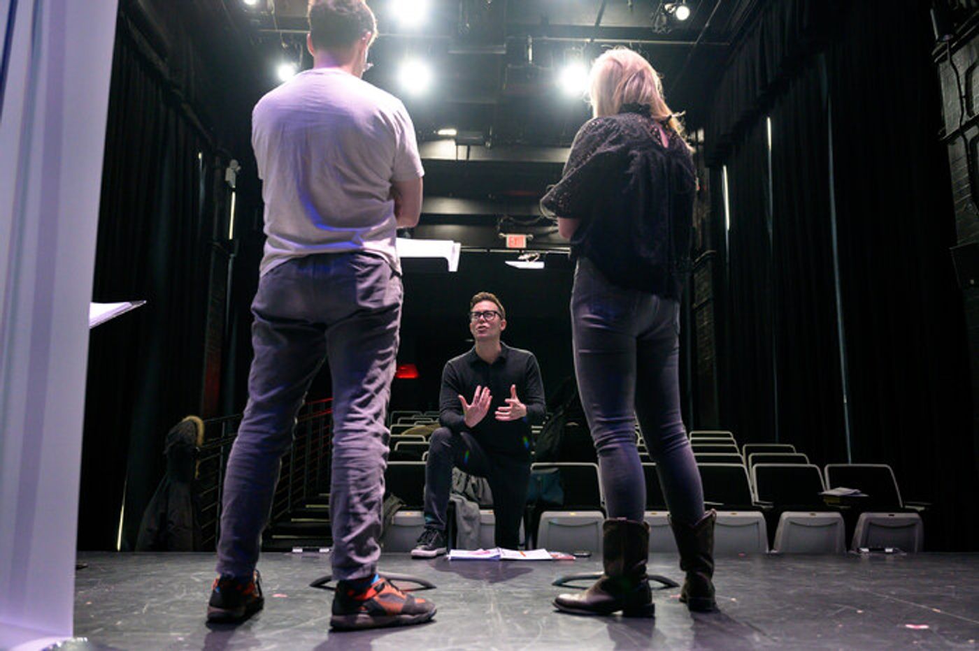 Photos: Justin Bartha and Kelli Giddish in Benefit Performance of MAYBE TOMORROW  Image