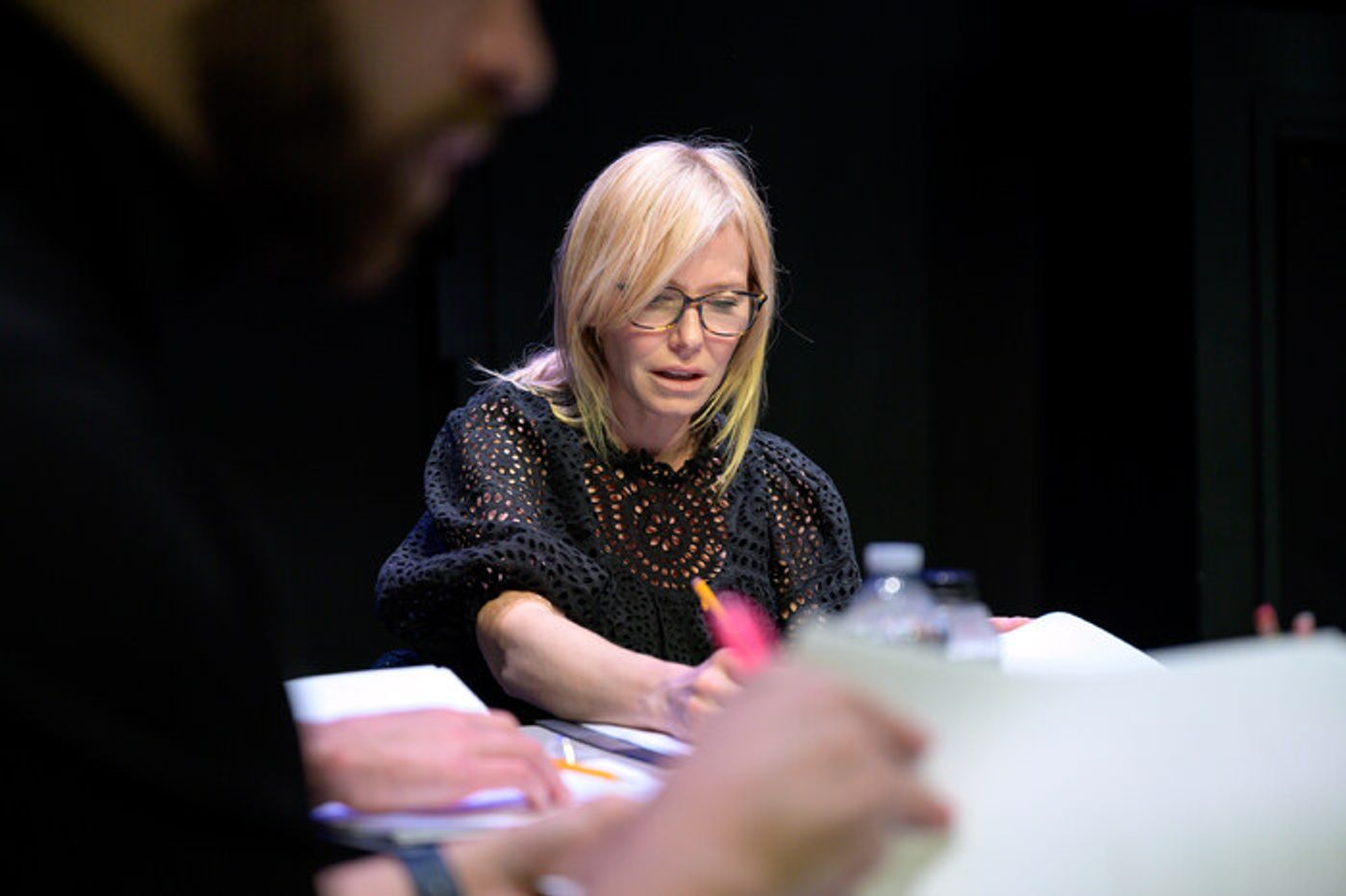 Photos: Justin Bartha and Kelli Giddish in Benefit Performance of MAYBE TOMORROW  Image