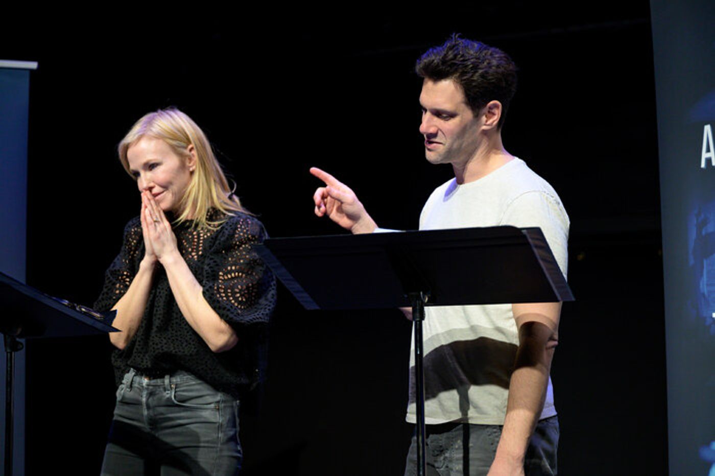 Photos: Justin Bartha and Kelli Giddish in Benefit Performance of MAYBE TOMORROW  Image
