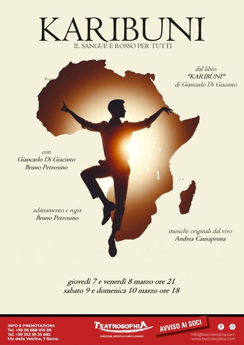 Review: KARIBUNI - IL SANGUE È ROSSO PER TUTTI al TEATROSOPHIA  Image