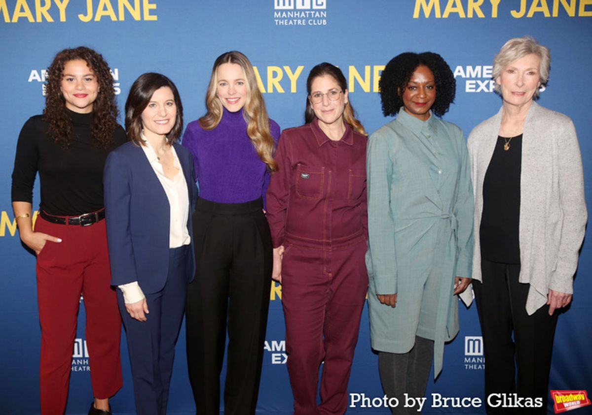 Lily Santiago, Susan Pourfar, Director Anne Kauffman, Rachel McAdams, April Matthis and Brenda Wehle at 