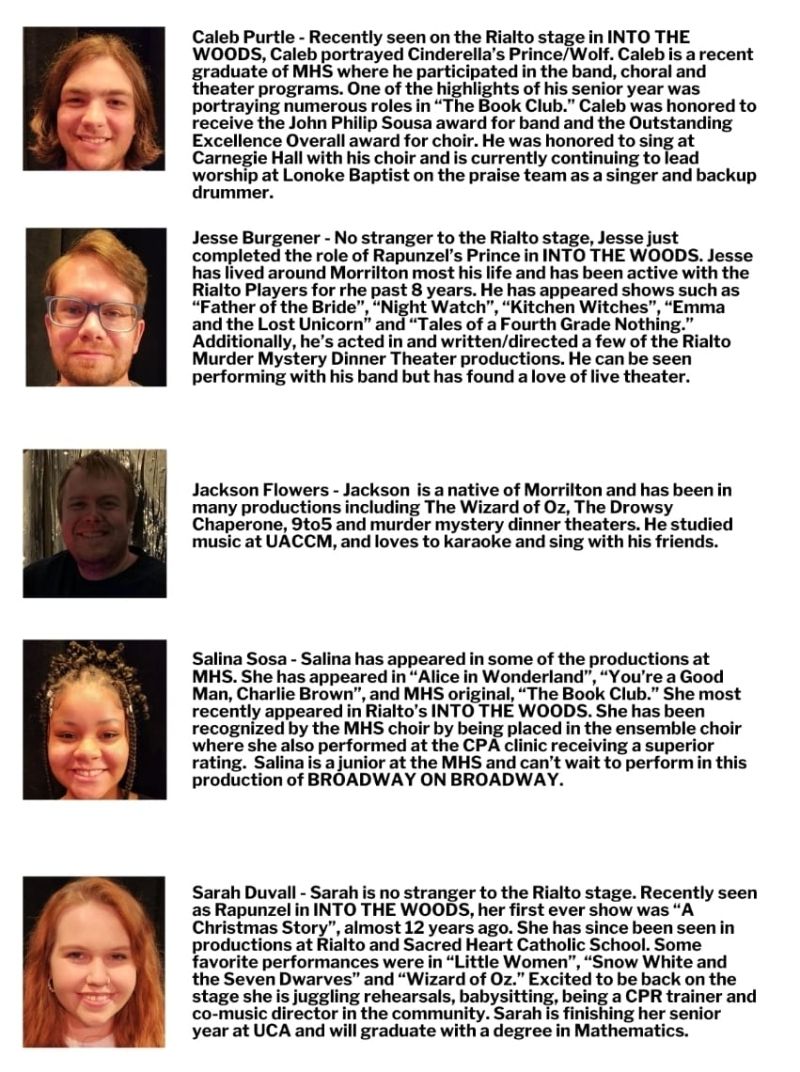 Review: BROADWAY ON BROADWAY at Rialto Community Theatre  Image