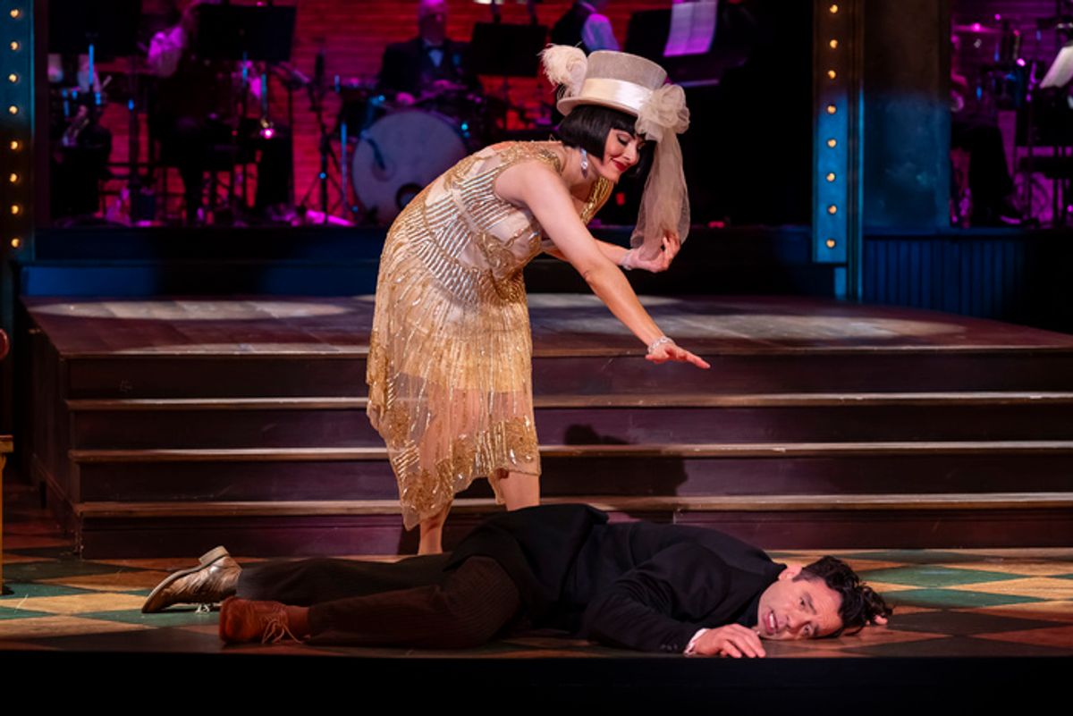 Isabel Leonard (Songbird) and Ramin Karimloo (Piquillo) in Washington National Opera's Songbird at 