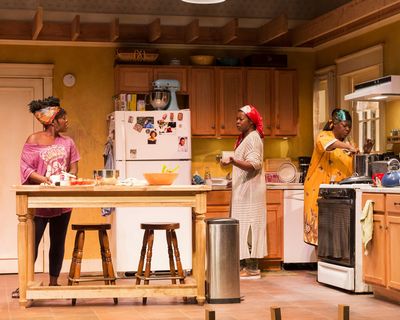 From left Nedra Snipes, Roslyn Ruff, and Greta Oglesby. Craig Schwartz Photography. Photo