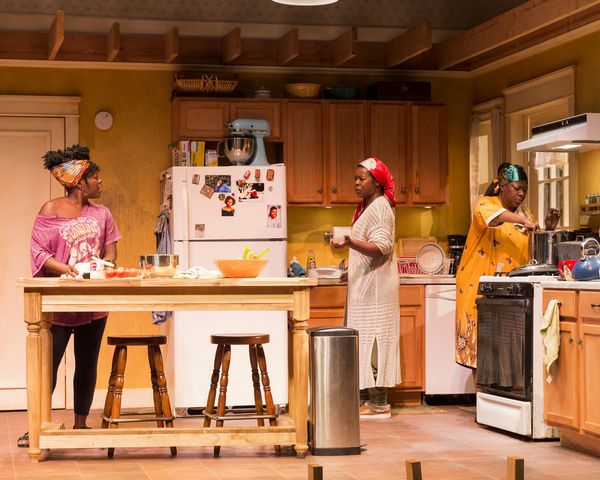 From left Nedra Snipes, Roslyn Ruff, and Greta Oglesby. Craig Schwartz Photography. Photo