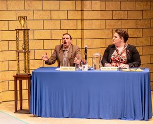 Zach Kunde and Neala Barron @ BroadwayWorld Zach Kunde and Neala Barron Photo