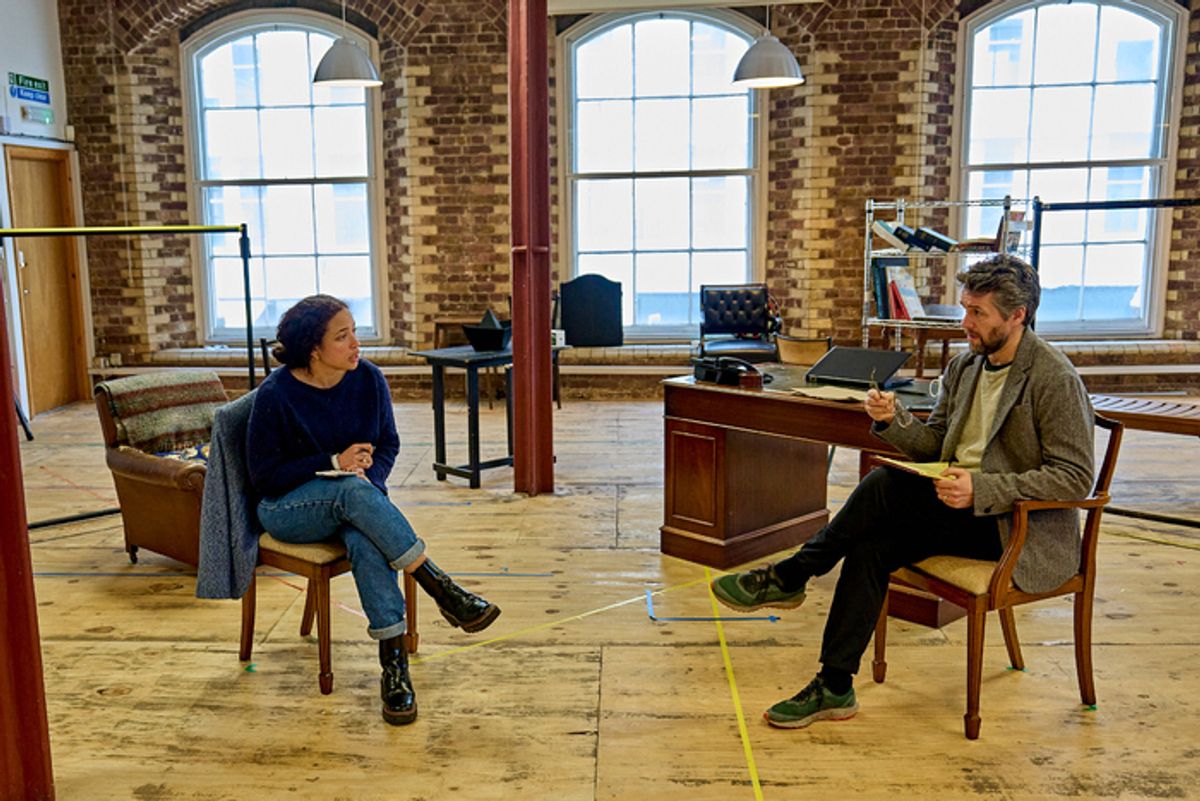 Georgia Landers, Julian Ovenden at 