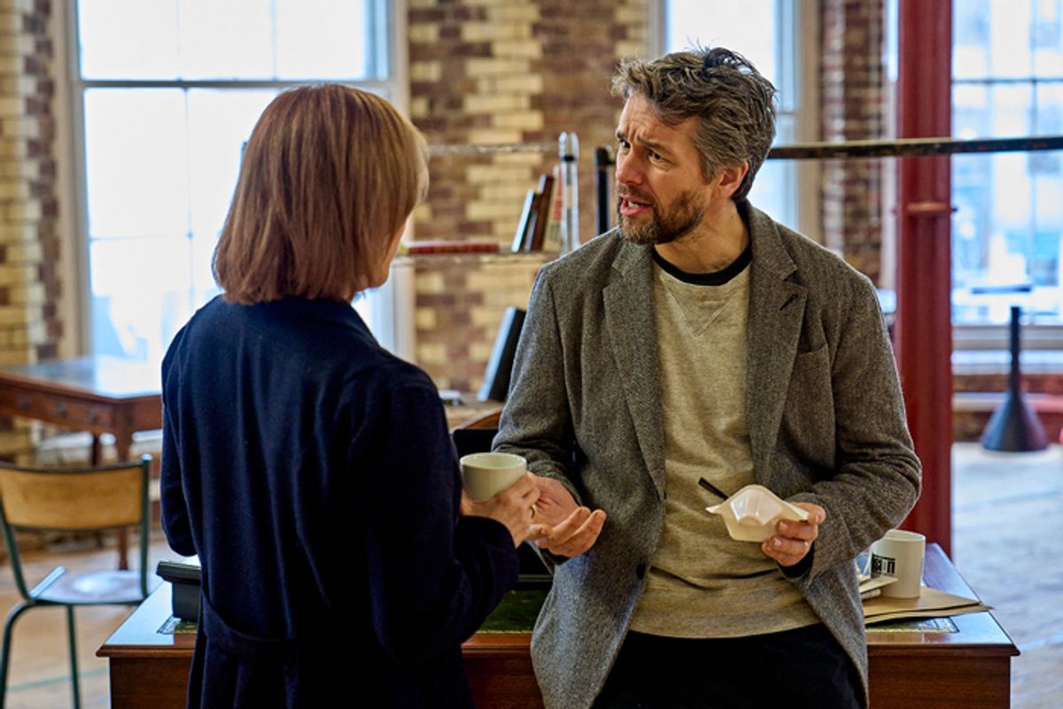 Tanya Franks, Julian Ovenden at 