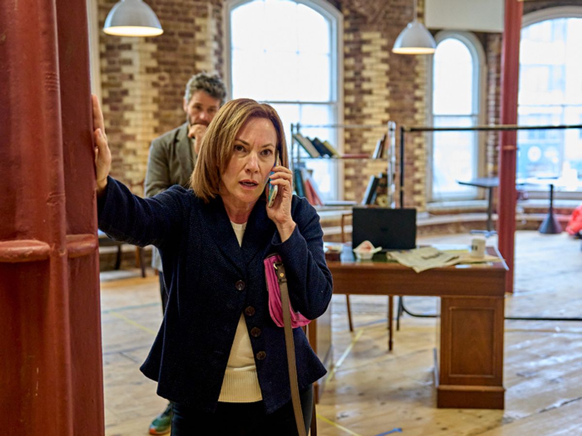 Tanya Franks, Julian Ovenden at 