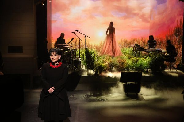 Joan Grande announces musical guest Ariana Grande Photo