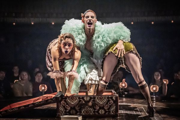 Luke Treadaway and company Photo