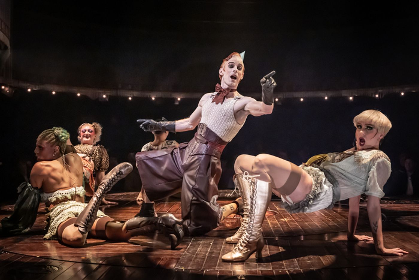 Photos: First Look at Cara Delevingne, Luke Treadaway & Michael Ahomka-Lindsay in CABARET  Image