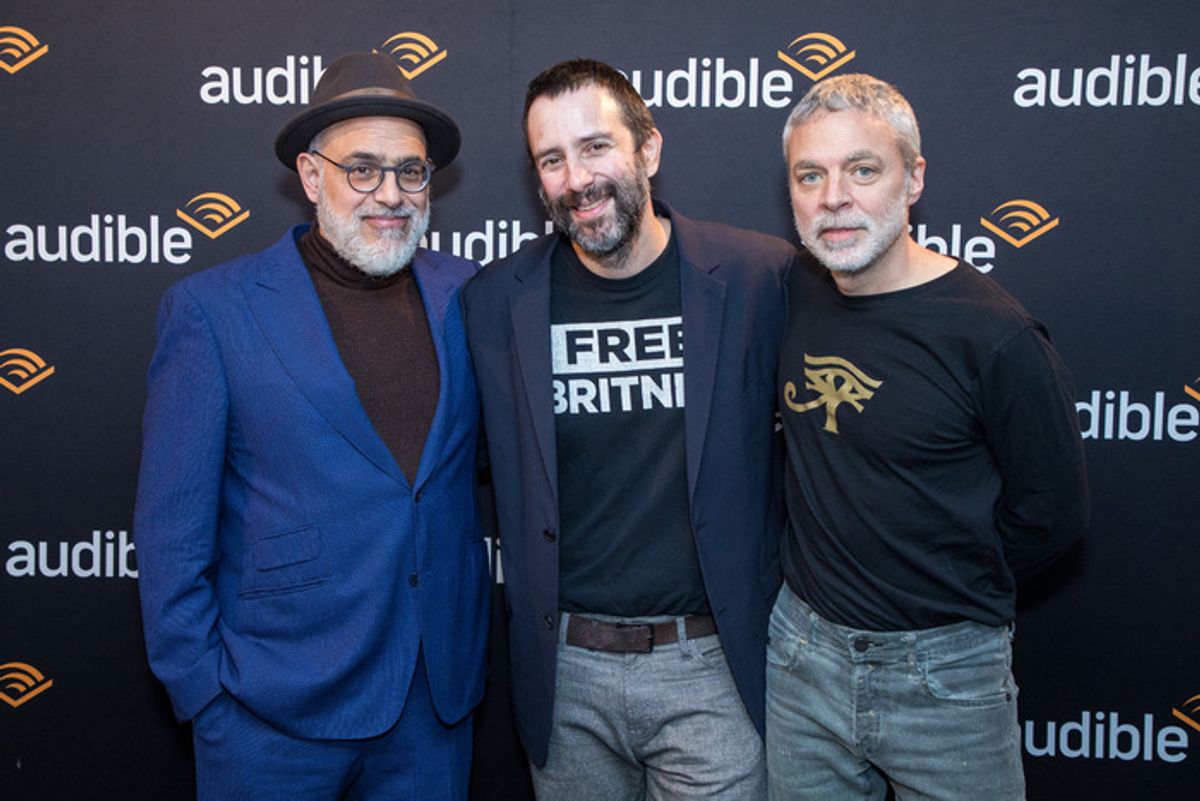 David Yazbek, Itamar Moses, Erik Della Penna at 