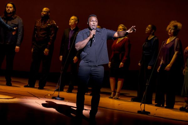 Joshua Henry and Broadway Inspirational Voices Photo
