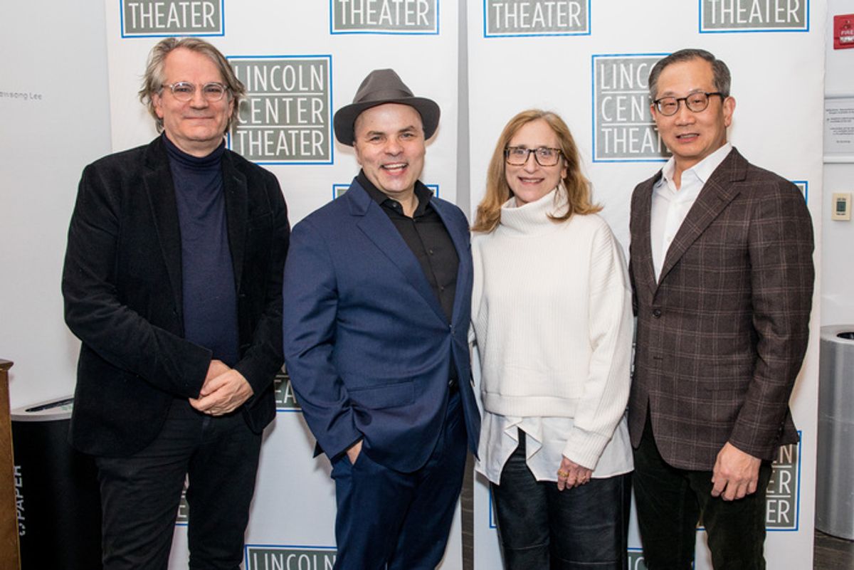 Bartlett Sher, J.T. Rogers, Erika Mallin and Kewsong Lee at 