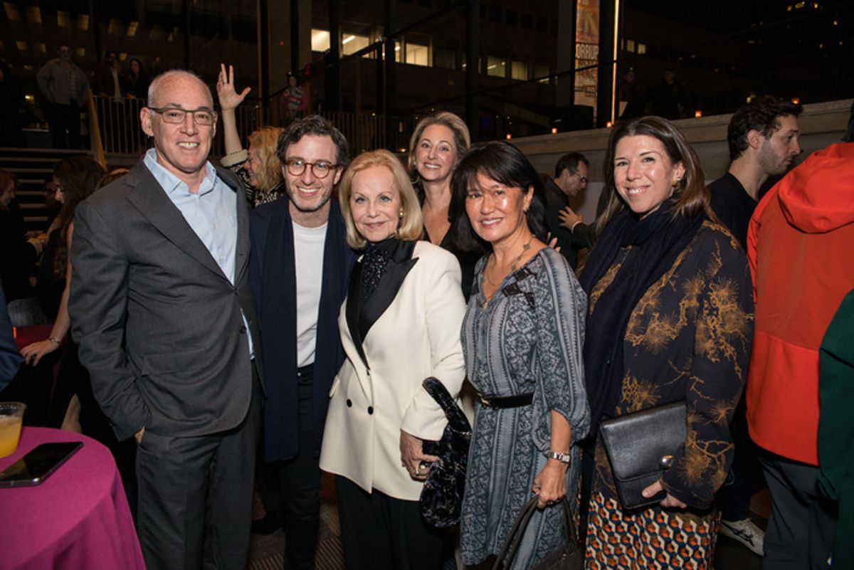 David Warren, Eric Kuhn, Linda LeRoy Janklow, Natasha Valocci, Helen Lee Warren, and Stellene Volandes at 