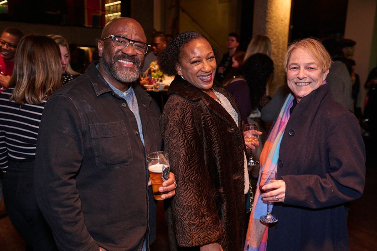 Lucian M. Samati, Claire Perkins, Susie McKenna at 