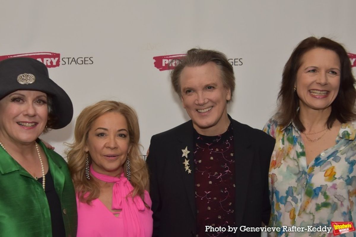 Judy Kaye, Jen Cody, Charles Busch and Jennifer Van Dyck at 