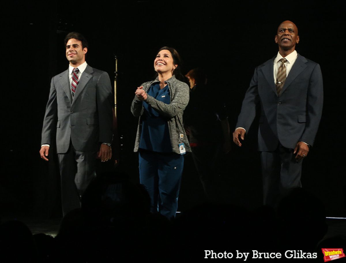 Chase Del Rey, Andrea Burns and Charles E. Wallace at 