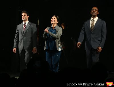 Chase Del Rey, Andrea Burns and Charles E. Wallace Photo