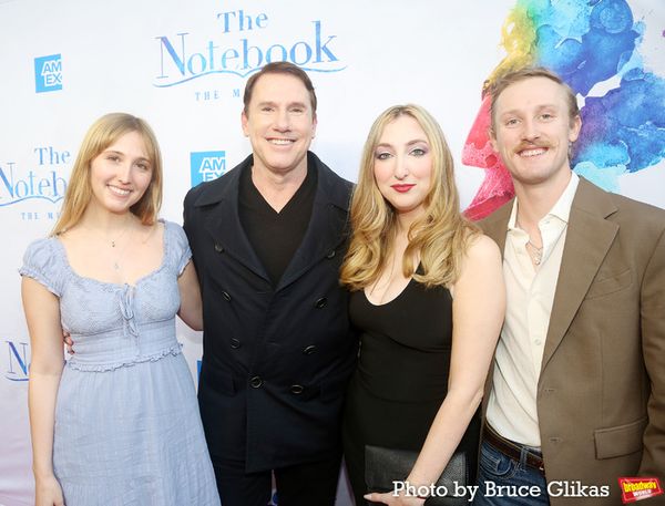 Lexie Sparks, Film Writer Nicholas Sparks, Savannah Sparks and Landon Sparks Photo