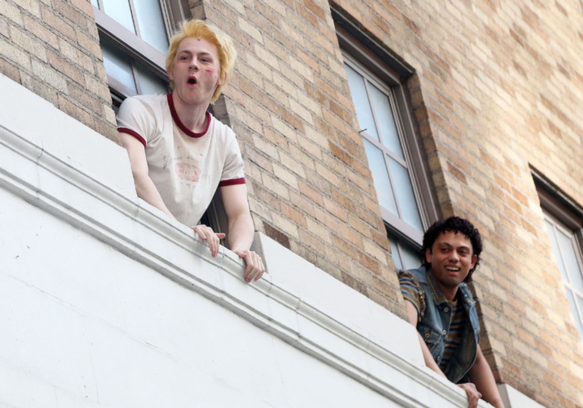 Brody Grant and Sky Lakota-Lynch of 'The Outsiders'  at 